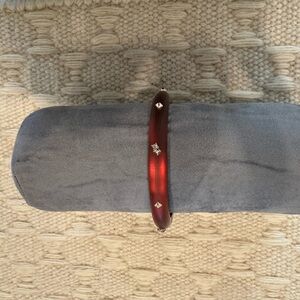 Alexis Bittar Red Bracelet with Silver Accents